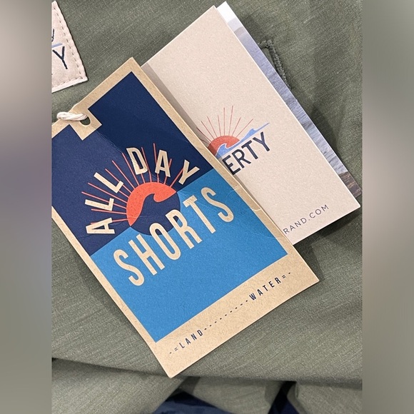 Faherty All Day Shorts Olive Green 30 Waist 9” Inseam NWT - Picture 6 of 12